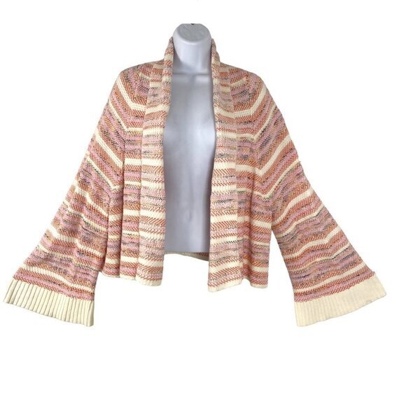 Anthropologie Moth Mahalia Kimono Cardigan Sweater Small Bell Sleeve CJ-1402 - Picture 3 of 10